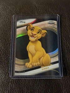 2025 Topps Chrome Disney Simba 1/10 Black Refractor - Picture 1 of 2
