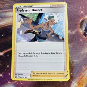 Pokemon Professor Burnet SWSH167 Schwert & Schild Black Star Promo - Bild 1 von 4