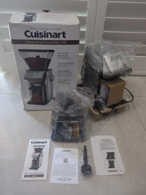 Molinillo cónico Cuisinart CBM-20 Deluxe nuevo CAJA ABIERTA envío gratis MSS Foto 1 de 4