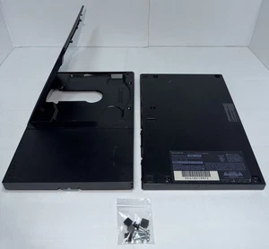 OEM Sony PS2 Slim SCPH-75001 Komplett Schwarz Konsole Gehäuse Set mit Schrauben & Kappen - Bild 1 von 12