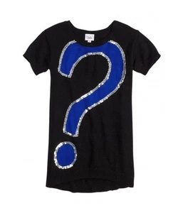 Justice Girls ? Hi Lo Knit Sweater, Black, Little Kids (4-7), 5 - Picture 1 of 1
