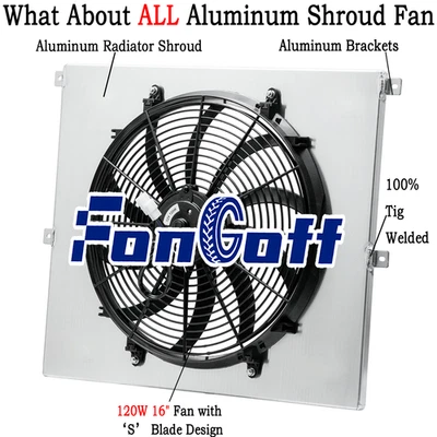 Shroud Electric Fan For 1953-1956 1955 Ford F100 F250 F350 Truck L6 V8 - Image 1 of 4