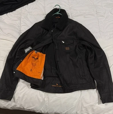 Royal Enfield X Saint Unbreakable Motorcycle Armoured Jacket Size XXL - Image 1 of 3