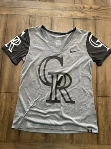 Colorado Rockies Shirt - Damen Small - Athletic Cut - Dri-Fit - Nike - MLB - Bild 1 von 5