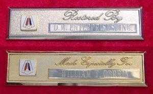 PLYMOUTH - CUSTOM ENGRAVED DASH PLAQUE - Picture 1 of 1