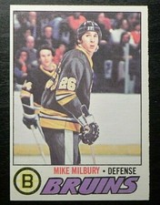 1977-78 77/78 O-Pee-Chee OPC #134 Mike Milbury Boston Bruins EX-NMT