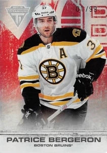 2011-12 Panini Titanium Spectrum Ruby #86 Patrice Bergeron /99 - Picture 1 of 2