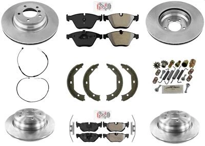 Rotores de freno de disco pastillas de freno de disco sensores para BMW X1 AWD X Drive 2,0 L 12-15 Foto 1 de 4