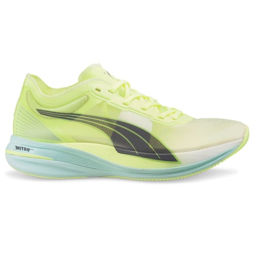 Puma Deviate Nitro Elite Racer Running scarpe da ginnastica gialle da donna