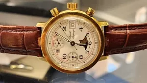 Raro Orologio Daniel Lagrange Fasi Lunari Carica Manuale Ca Valjoux Cal 7768 Uomo 38mm - Foto 1 di 10