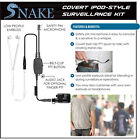 Earphone Connection Q Release Snake Ipod Style Earpiece For Harris  Macom Mrk