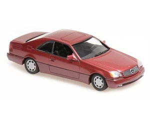 MERCEDES-BENZ 600SEC COUPE - 1992 - RED METALLIC	940032601 MAXICHAMPS 1:43 New - Picture 1 of 1