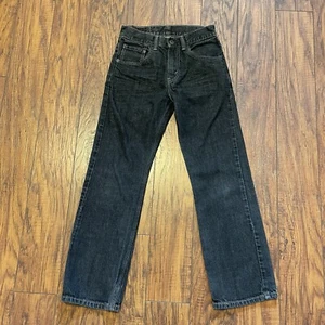 Levis 505 Straight Leg Boys’ Size 14 Slim Jeans 25 X 27 Dark Wash Denim Classic - Picture 1 of 15