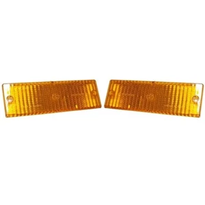 2x BMW E30 83-91 Coupe Sedan Combi Orange Turn Signal Blinker Indicator Lens Set - Picture 1 of 5