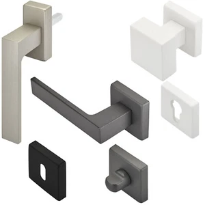Türgriff Fenstergriff CUBE Türgarnitur Türklinken Türbeschläge BB WC PZ WG - Bild 1 von 37