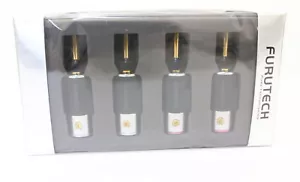 Genuine FURUTECH FT212 FT-212 G (G) GOLD Plated Banana Terminals Plug 4pcs - Picture 1 of 4