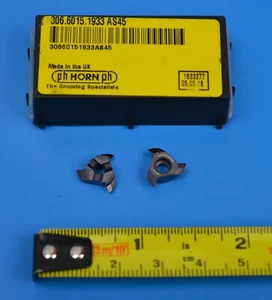 PH HORN 306.6015.1933 AS45 Insertos de fresado ranura indexables x 2. - Imagen 1 de 2