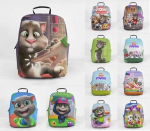 Talking Tom & Friends School Backpack Kids Bag Girls Boys Storage Rucksack - Picture 1 of 34
