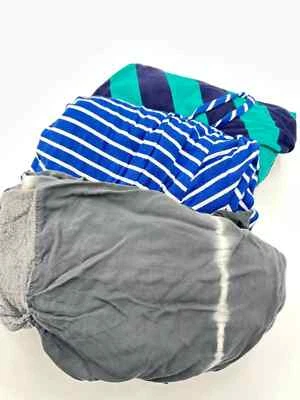 Vestido de Maternidad Isabel Liz Lange XS LOTE 3 Rayas Azul Verde Gris Fluido Elástico Foto 1 de 4