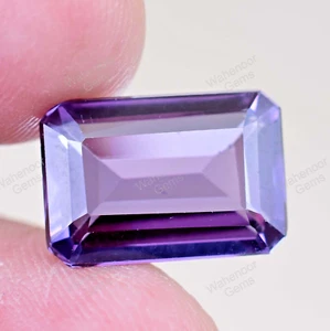 Natural Musgravite 9.30 Ct Gray Purple IF Emerald Certified Loose Gemstone - Picture 1 of 4