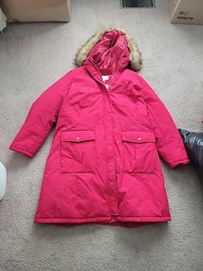 NWT Woman Within Faux Fur Lined Hood Parka  - Picture 1 of 13