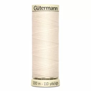 GÜTERMANN MCT Sew-all Thread 100m/110 yds- Polyester All Purpose - Eggshell - Picture 1 of 4