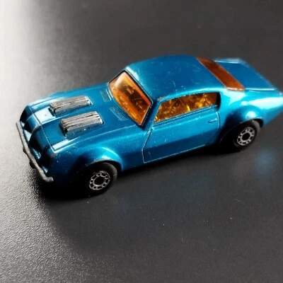 Matchbox Lesney 1-75 Superfast No 4 from 1975. Blue Pontiac Firebird. - Image 1 of 4