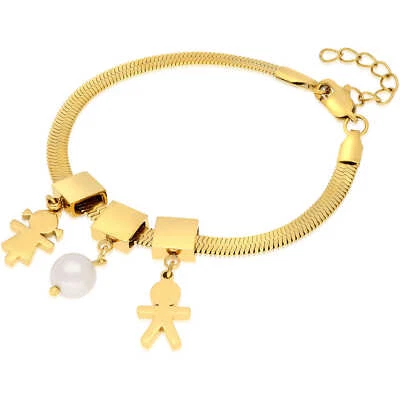 Bracciale Famiglia Donna Family Story Pure trendy cod. FSY115BG - Immagine 1 di 2