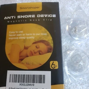 6PC Silicone Magnetic Anti Snore Nose Clip Stop Snoring Apnea Aid Device Stopper - Picture 1 of 1