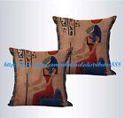 Set Of 2 Wholesale Pillow Cases Ancient Egyptian Sekhmet Cushion Cover