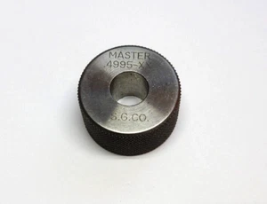 .4995 CLASS XX MASTER PLAIN BORE RING GAGE - Picture 1 of 1