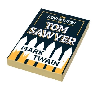 Azulejo de libro Tom Sawyer (2x3) hecho con pieza LEGO. - Imagen 1 de 1