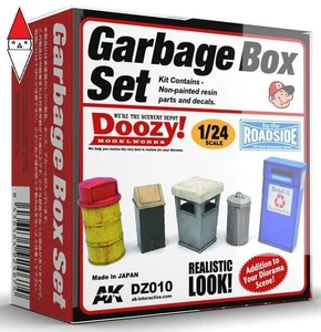 AK INTERACTIVE DOOZY! 1/24 GARBAGE BOX SET - Imagen 1 de 1