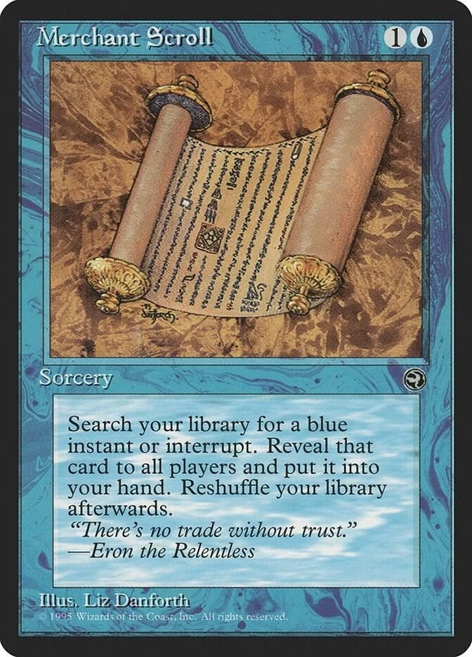 Merchant Scroll - Homelands - Magic The Gathering - MTG - Image 1 of 1