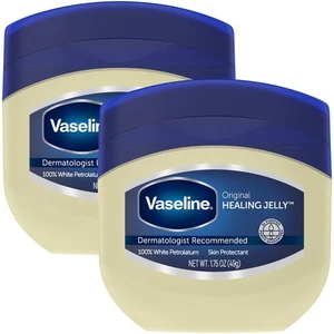 Vaseline Petroleum Jelly Travel-Size 2-Pack – Hypoallergenic Skin Protectant	 - Picture 1 of 9
