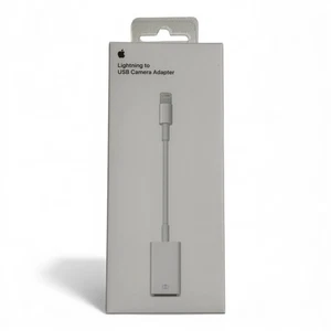 Adaptador de cámara original Apple Lightning a USB | MD821ZM/A | para iPhone iPad - Imagen 1 de 3