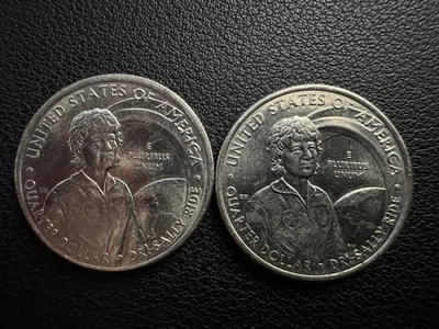 2022-D Washington Quarter Dr Sally Ride broadstrike error - Image 1 of 3