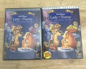 Lady and the Tramp (DVD, 2006, 2-Disc,Platinum Edition)- NEW Authentic Disney US - Picture 1 of 10