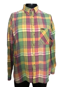 VTG Marlboro Classics Famous Western Shirt XL Multi-Color Plaid Button Up USA - Picture 1 of 11