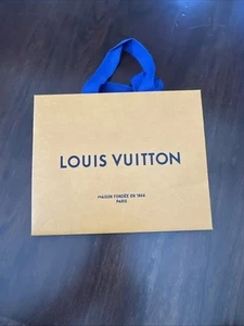 LOUIS VUITTON Shopping Tote Bag Authentic Empty Paper Gift Bag (10"x8"x6") - Picture 1 of 1
