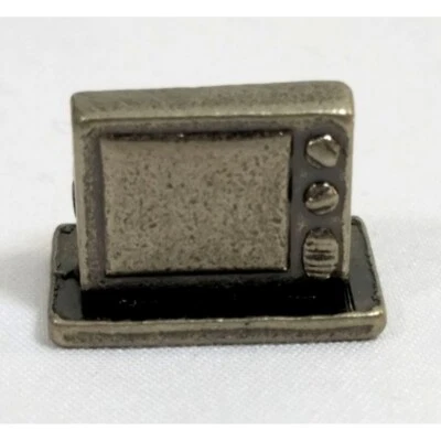 Scene It Movie Edition Television Token Game part Piece Replacement gunmetal - Image 1 of 4
