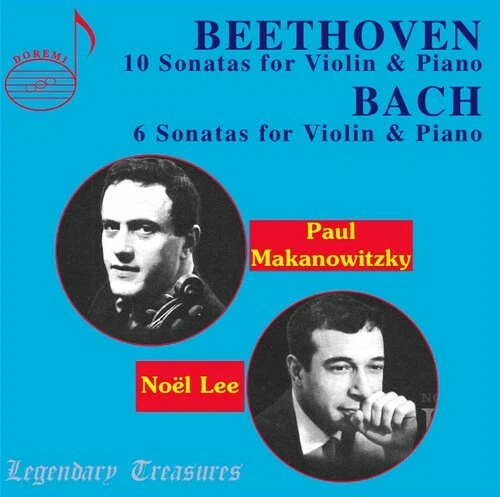 Complete Violin Sonatas of Beethoven & Bach by Beethoven / Bach, J.S. / Makanowitzky / Lee (CD, 2009)