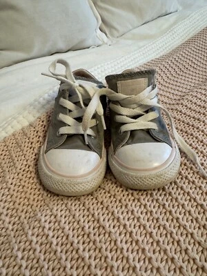 Converse All Star Mädchen Halbschuhe Sneakers Grau Gr. 23 - Bild 1 von 4