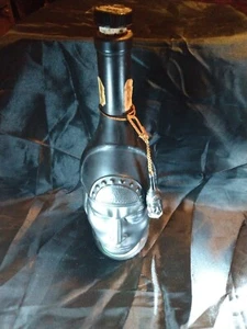 Vintage Empty Black Liqueur Bottle LICOR MANCO CAPAC - Figural Face Inca - SPAIN - Picture 1 of 12