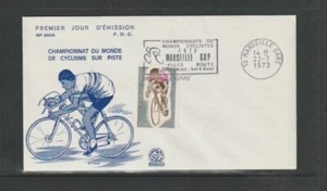 France 1972 SG1974 FDC(Marseille) World Cycling Championships-Gap-Marseille 809a - Picture 1 of 1