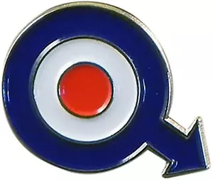 Arrow Roundel Mod Target Scooter Enamel Lapel Pin Badge Brooch - Foto 1 di 2