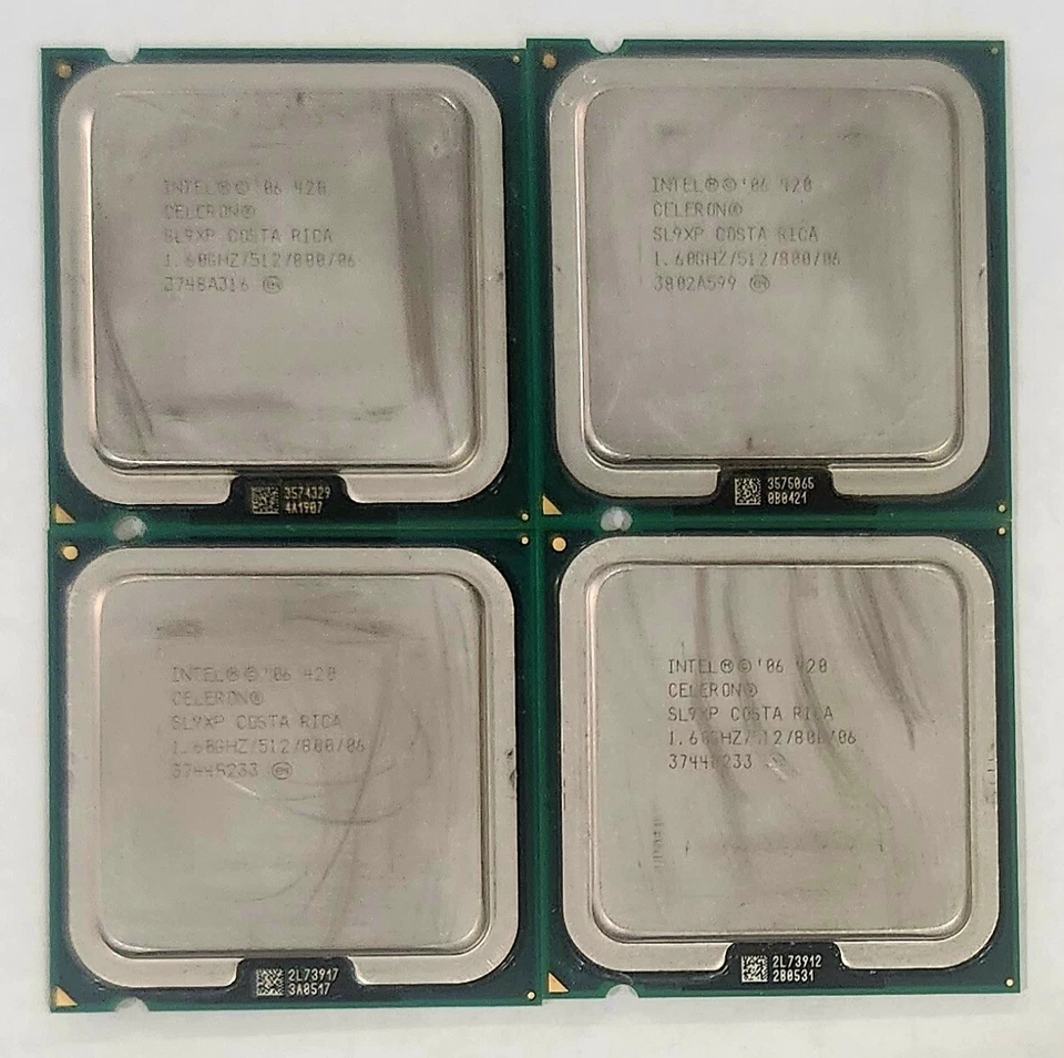 Intel 06 420 celeron  1.6 GHz CPU Processor lot 4 - pre owned #5 - Image 1 of 1