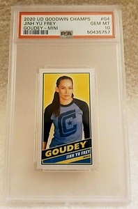 2020 UD Goodwin Champs Jinh Yu Frey #G4 GEM MT PSA 10 Goudey-Mini