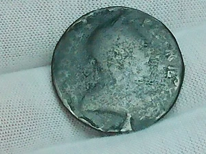 1772 or 3 King George III British Colonial Half Penny Cast Copper Evasion - Picture 1 of 7