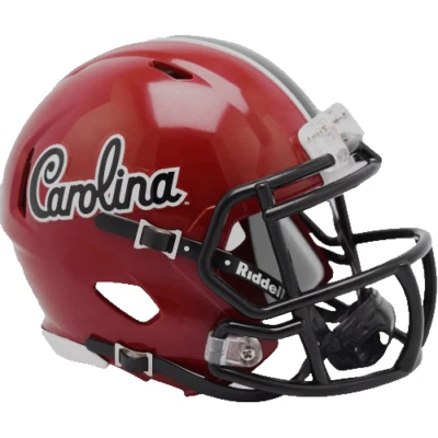 South Carolina Gamecocks Football Helmet Mini Speed Helmet ~ Carolina Script - Image 1 of 4
